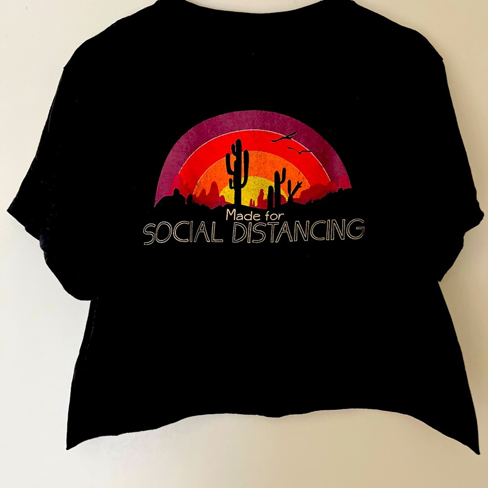 Social distance shirt
